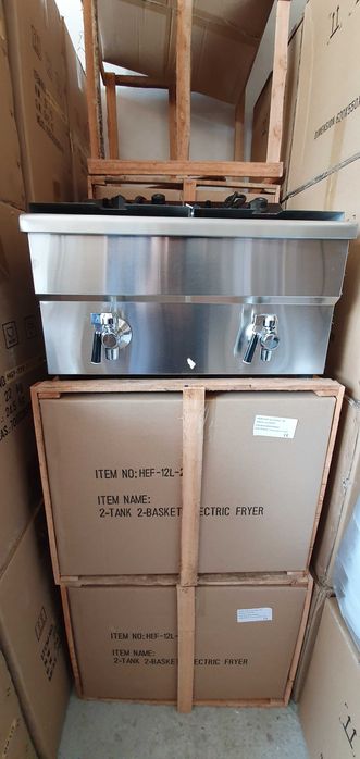 Reducere Friteuza 12l+12l electrica -TRANSPORT GRATUIT