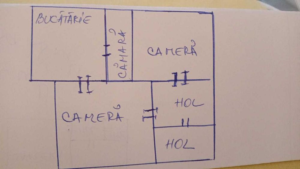 Casa de vinzare,2 camer,anexe ,teren