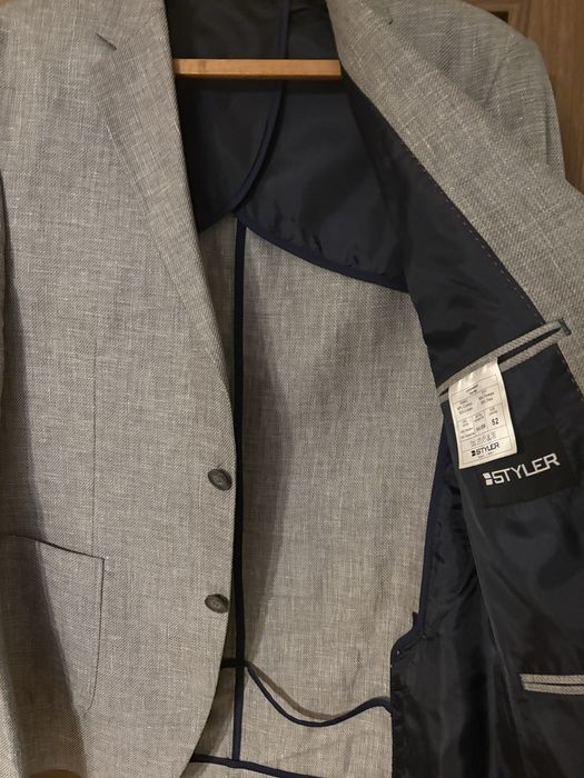 Сако лен/памук Styler 52