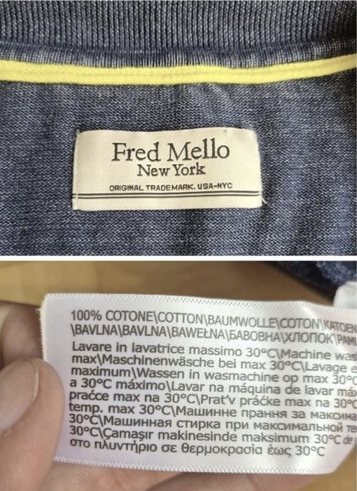 Tricou polo bărbătesc exclusivist Fred Mello, New York, mărimea S