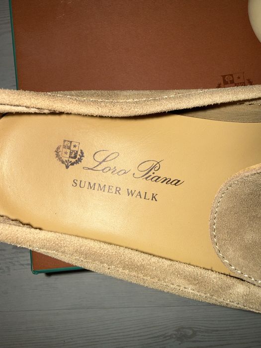 Loro Piana мокасини естествен велур Summer Walk