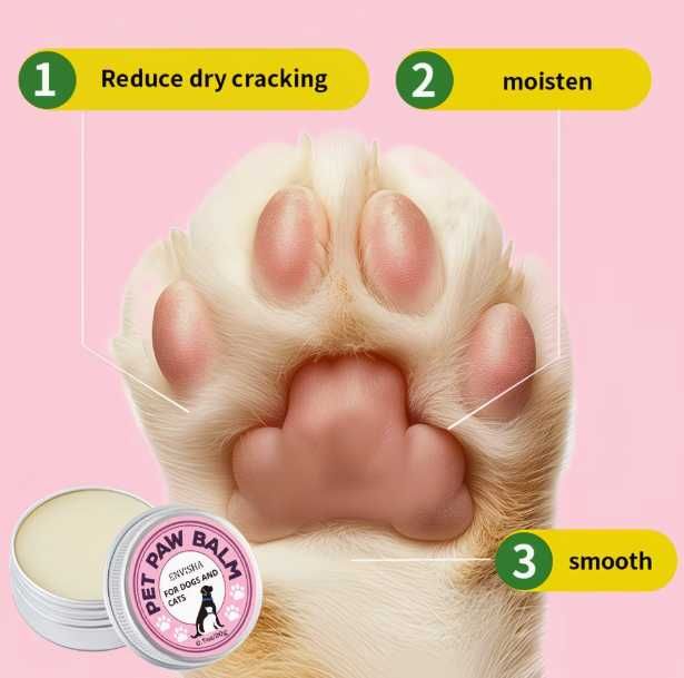 Balsam hidratant labute caini si pisici! Ingrediente naturale, lick-safe!