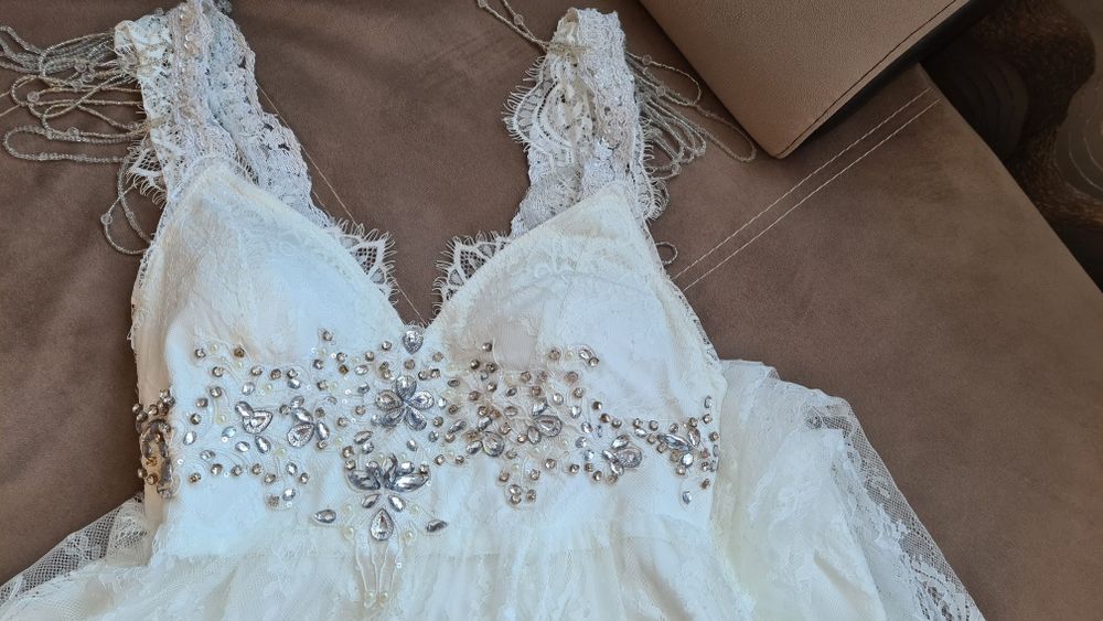 ръчна изработка  сватбена рокля