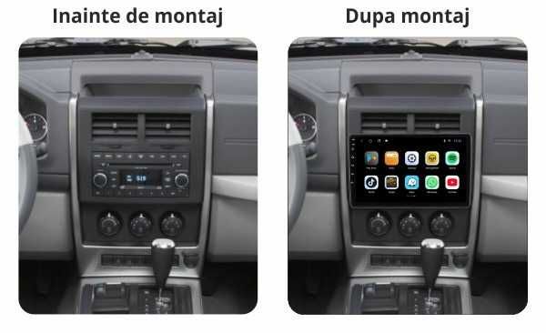 Navigatie Android 14 Jeep Cherokee II 2007 2014 1/8 Gb CarPlay CAMERA