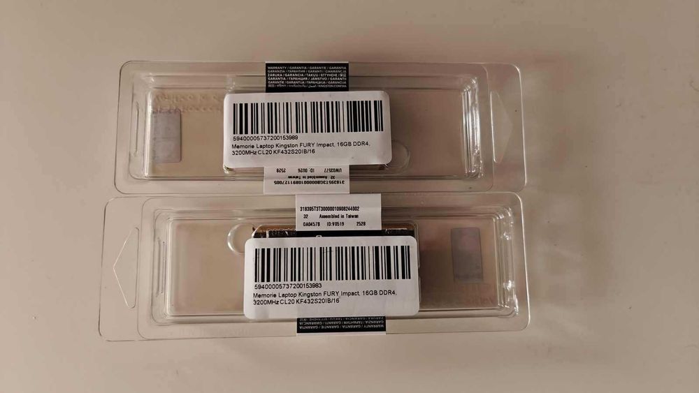 Memorie Laptop Kingston FURY Impact 16GB DDR4 3200MHz Noua Sigilata.