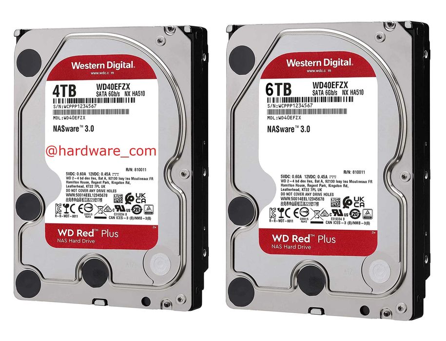 WD Red Plus 12Tb 7200 RPM CMR NAS HDD WD120EFBX Новые! +Перечисления.