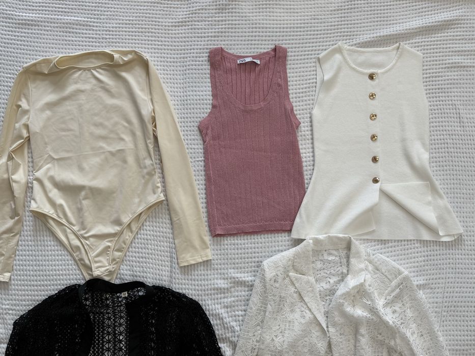 Тениска диор ,  Зара  , жилетка  zara , потник , риза , худи