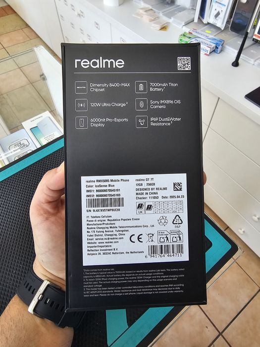 Realme GT 7T, 12/256 GB, Sigilat, Garanție