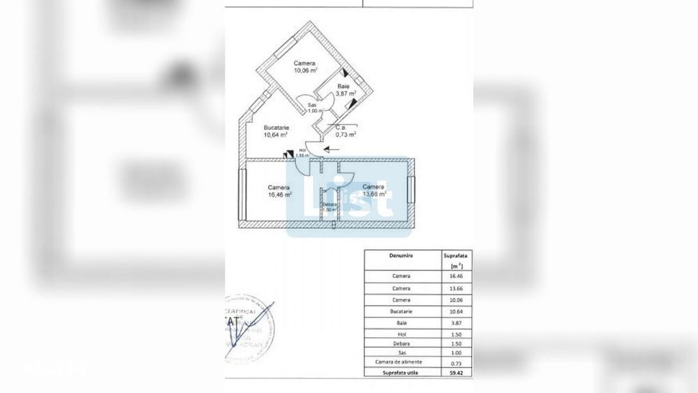 Comision 0! Vanzare apartament cu 3 camere in cartierul Grigorescu