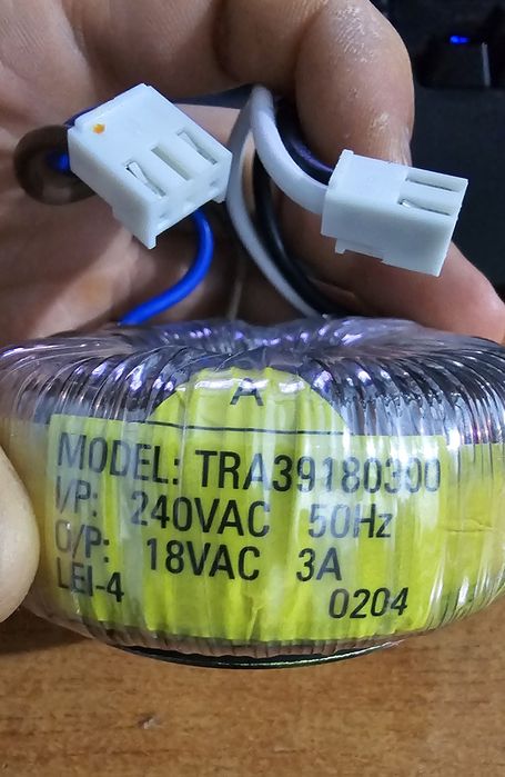 transformator toroidal 18VAC 3A 54VA