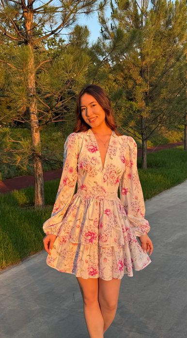 Цветочное платье 9990 тг