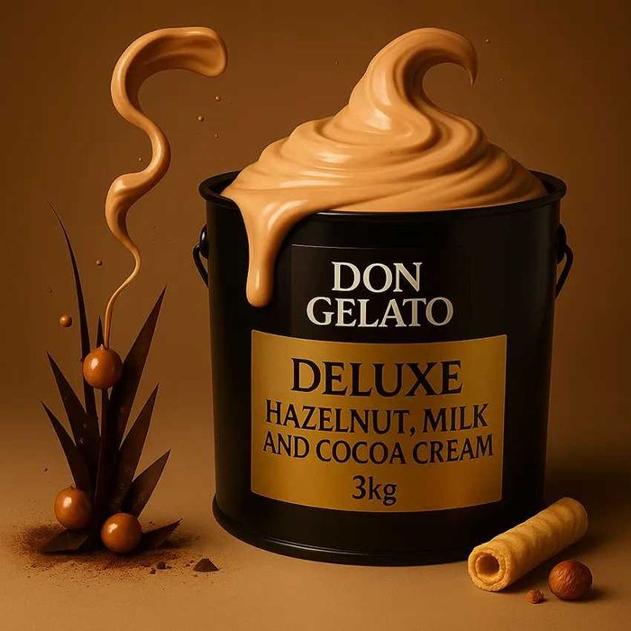 Крем пълнеж с лешници, мляко и какао Don Gelato | 1 кг / 3 кг / 10 кг
