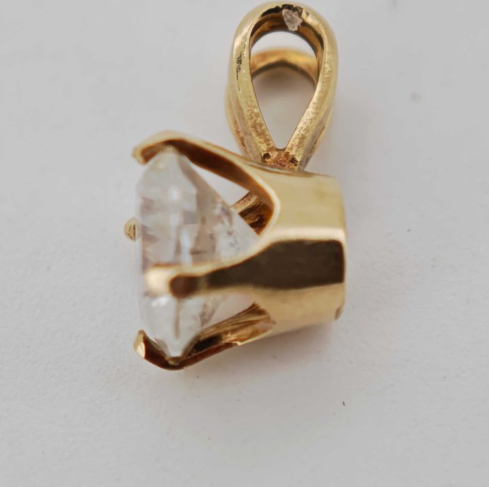Pandativ aur 14k cu diamant 0.70ct