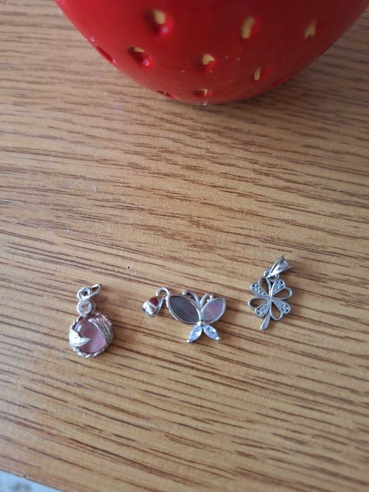 Сребърни висулки със синджирче