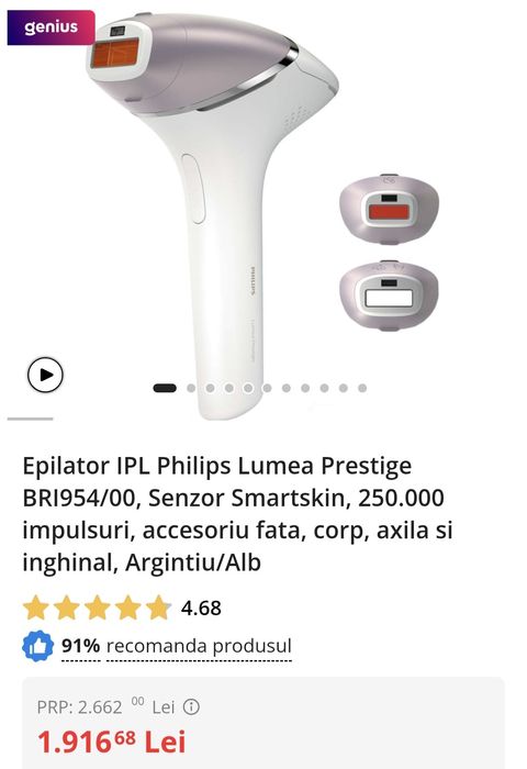 Epilator IPL Philips Lumea