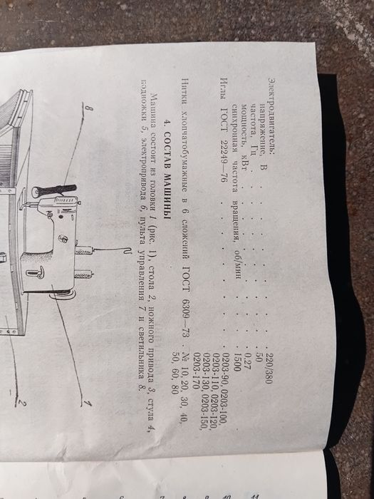 Швейная машина походная