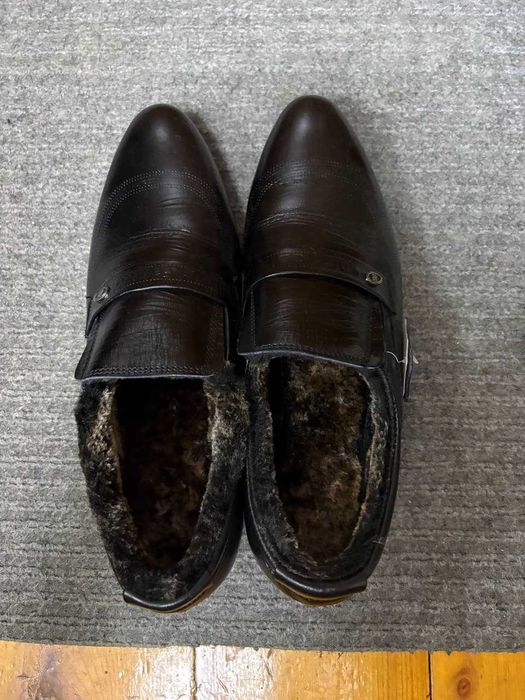 Новые туфли с мехом. Размер 40