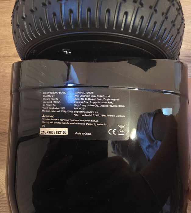 Vand Hoverboard Z1+