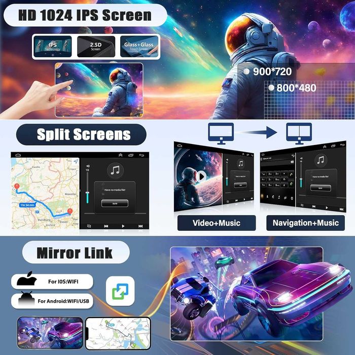 Android 13 автомобилно стерео радио, за Epica 2006 - 2011, 7-инча