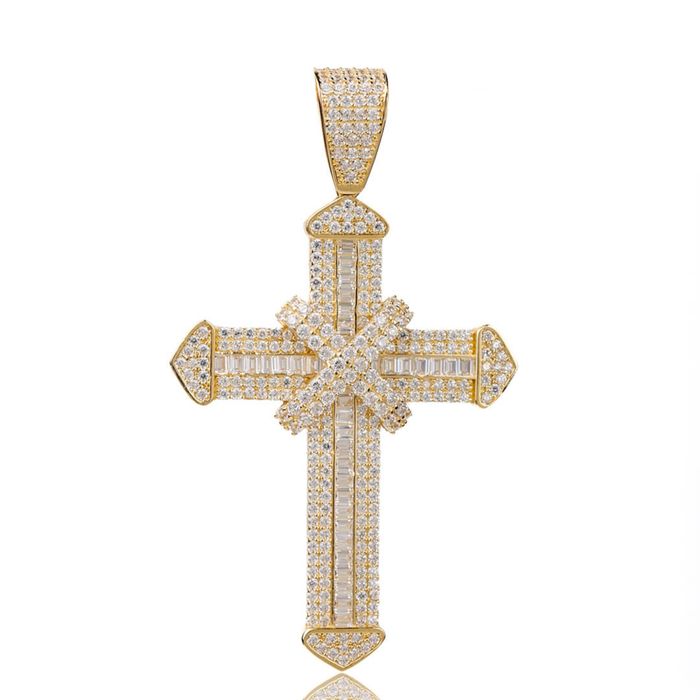 Pandantiv AUR 14K Tip Cruce model deosebit ARJEWELS