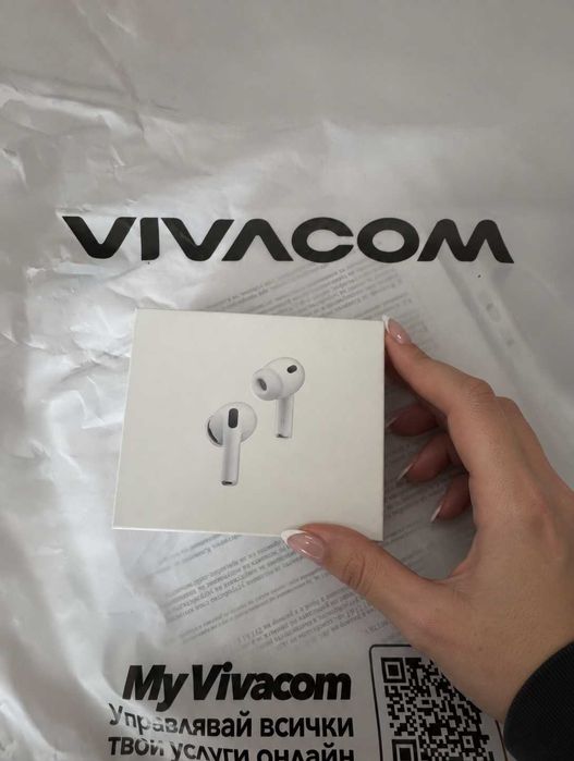 Airpods Pro 3 (трето поколение) с MagSafe кутия, бон и гаранция