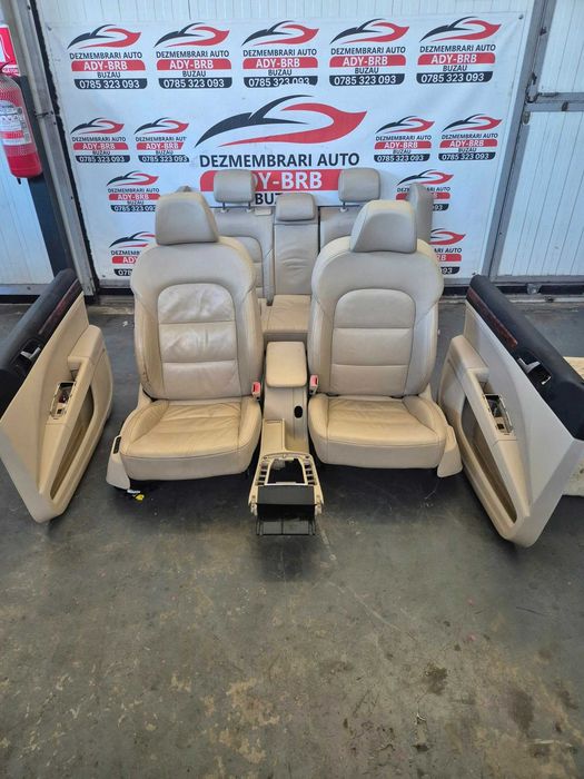 Interior din piele cu incalzire Skoda Superb 2 an 2012 bancheta incalzita