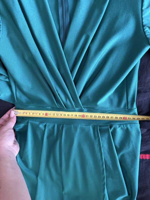 Rochie eleganta verde smarald
