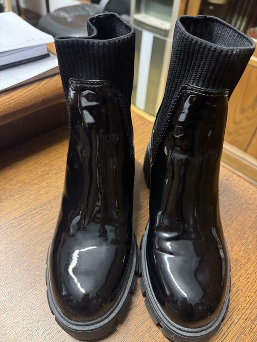 Дамски боти лак Steve Maden