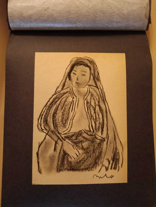 Corneliu Baba, ’Album cu 18 lucrari’| Grafica, carbune pe hartie