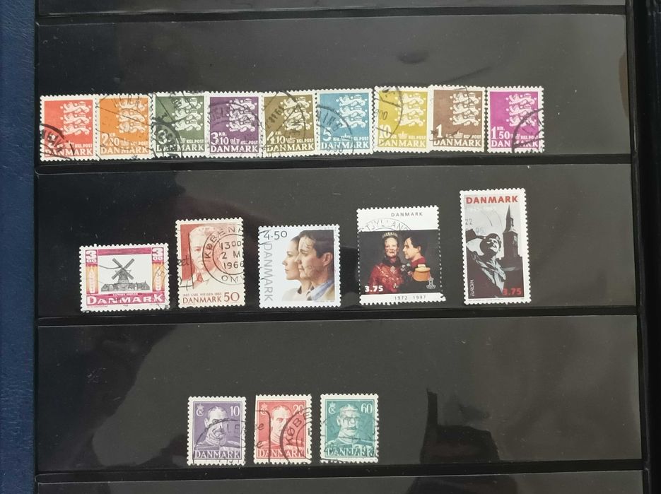 Колекции пощенски марки от бившата Чехословакия, Дания и Унгария