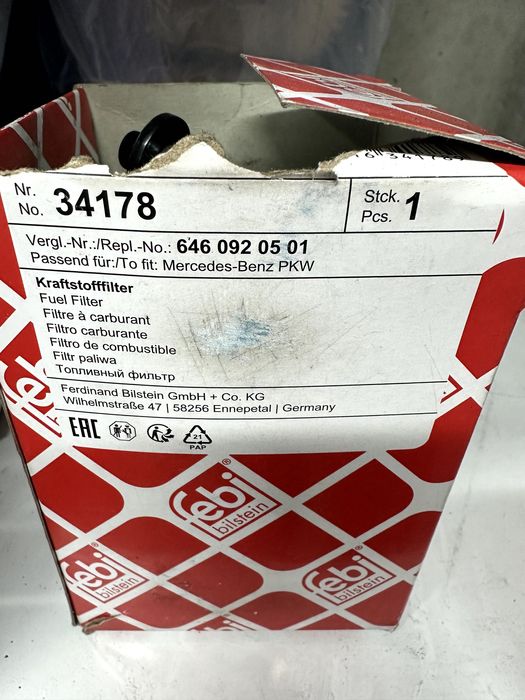 Горивен филтър FEBI  за MERCEDES-BENZ C-CLASS купе (CL203) C 220 CDI