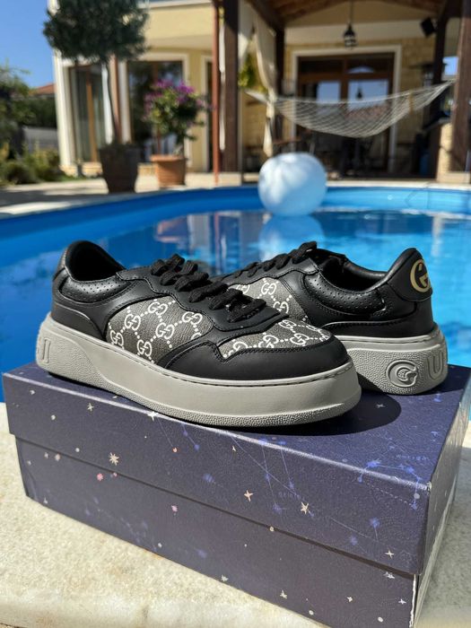 Gucci GG Panelled Sneakers 42 EUR Обувки + Кутия + Dustbag