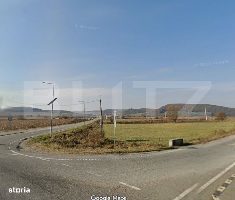 Teren cu pozitie strategica la DN15A, sens giratoriu Herina–Lechinta