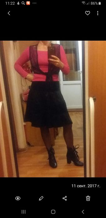 Новые кожаные ботильоны продам