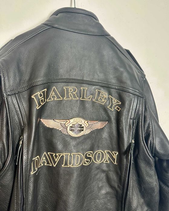Jachetă Moto Harley-Davidson Piele Ediție Limitată 1/1903 Biker Vintage Neagră marimea L