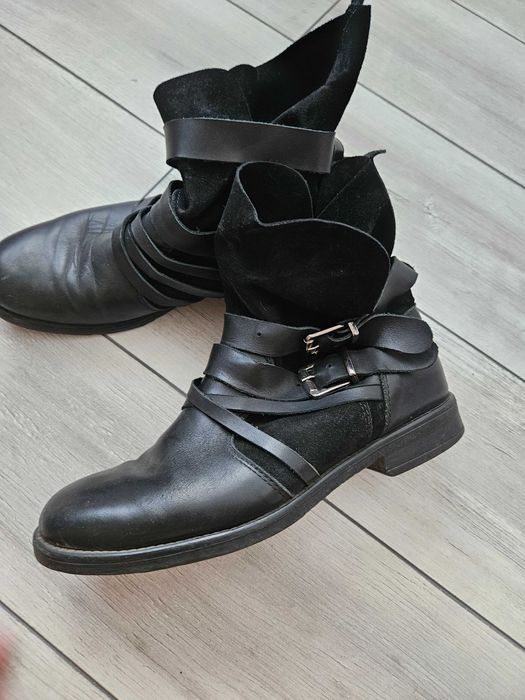 Cizme din piele, mărimea 37
