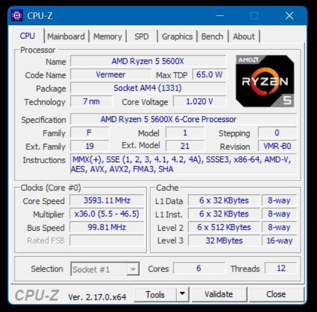 Gigabyte B550 Aorus Pro + AMD Ryzen 5 5600x + 32GB DDR4 3000Mhz