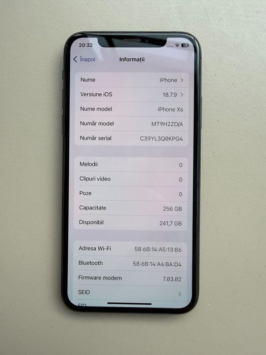 iPhone XS 256GB telefon Apple