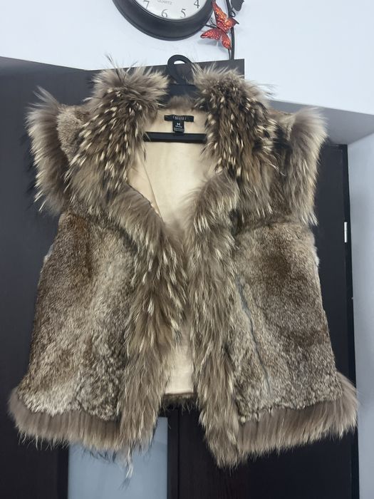 Vand vesta din blana naturala iepure