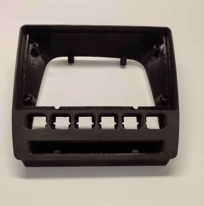 Рамка 9дин на ваз2110богдан панель