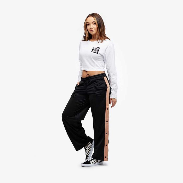 Pantaloni trening Vans negri, dama, largi, retro marimea M