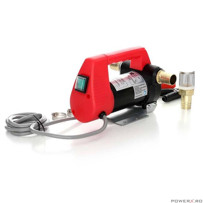 Pompa pentru transfer combustibil 12V, 250 W, 55 l/min, Kraft
