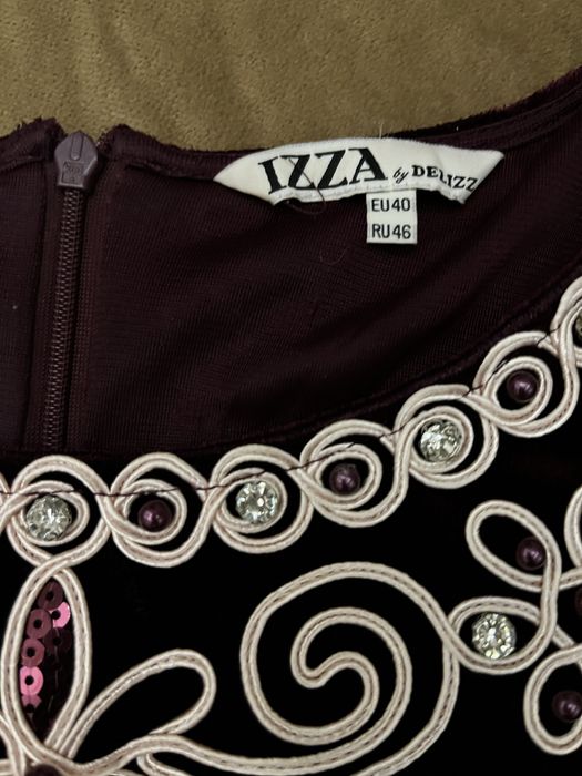 Виллюр платье с вышавками