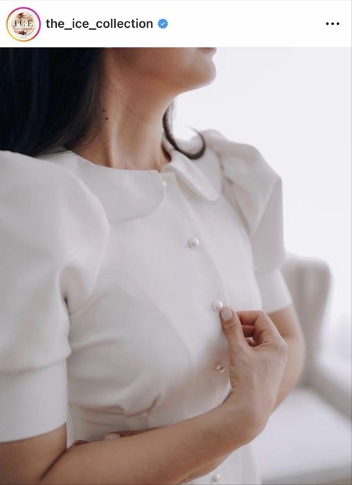 Платье белое the ice collection