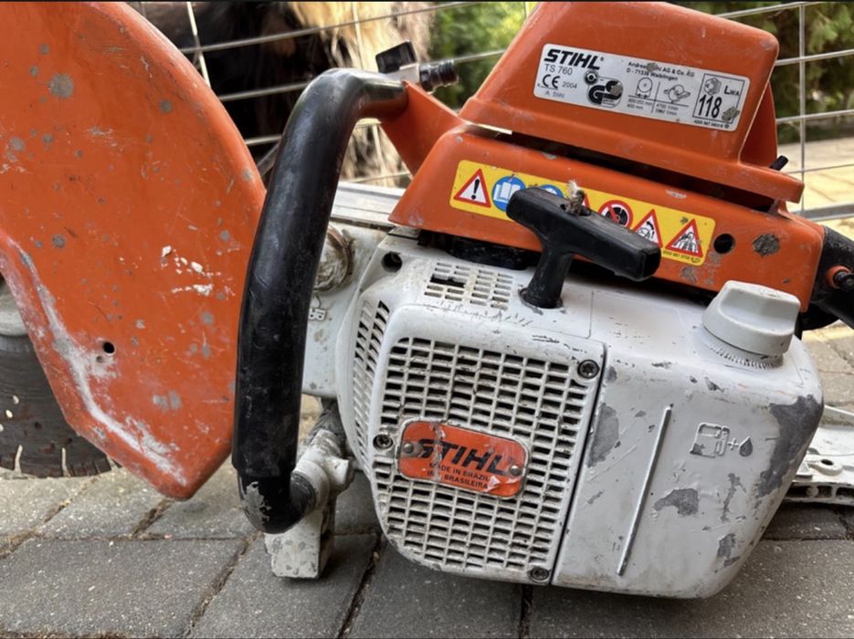 Drujba Sthil TS 760 de taiata Asfalt Beton Fier