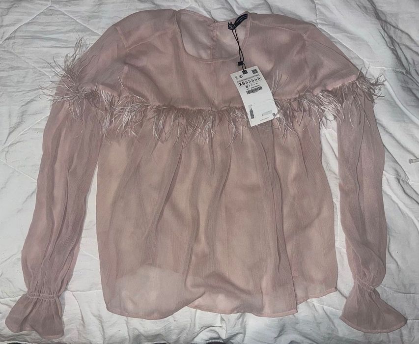Нови ризи и плътни термо блузи пера zara guess mango