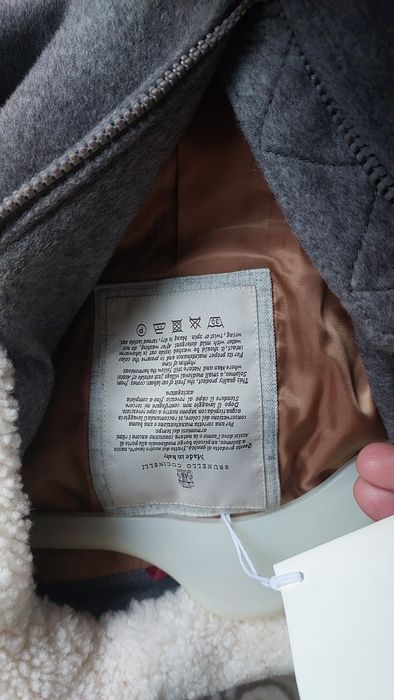 Brunello Cucinelli Italiya brendi Kashmir astarli Kurtka