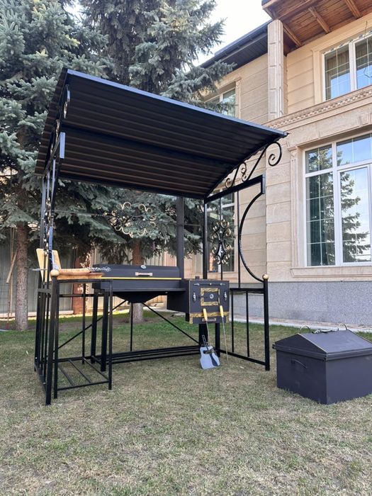 Мангальный комплекс с навесом
