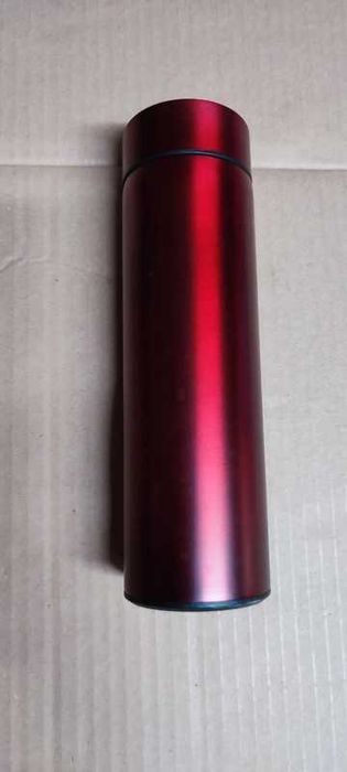 Termos 500 ml, sită pentru ceai, vișiniu