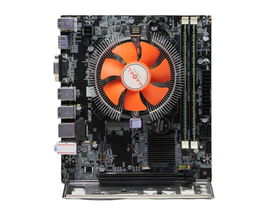PGA 988 Noname HM55P_V1.2 2x DDR3 В комплекте i5-450M 2.40 GHz+CPU Fan